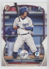 2023 Bowman 1st Edition Yeiner Fernandez #BPPF-138 0m4q