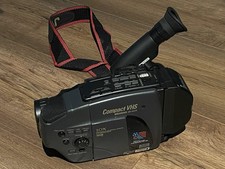 JVC GR-AX35 Compact VHS Camcorder Bundle [Batteries,  Manuals, VHS-C Adapter]