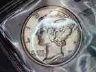 1942 Mercury Dime AU