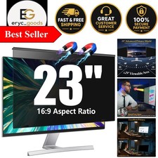 23'' Magnetic Privacy Filter with Anti-Glare Blue Light Reduction for Monitors