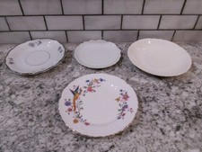 Vintage Plates, Mixed-Matched Lot Of 4, Different Brands,