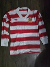 Wigan Warriors 1986 Umbro long sleeve Rugby Shirt. UK men's size Medium
