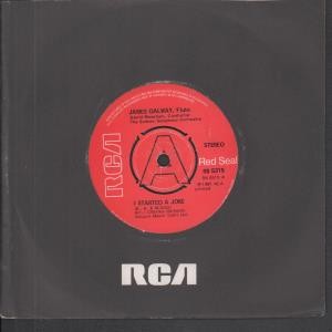 RB5315 James Galway I Started A Joke 7'' vinyl UK Rca 1981 B/w brian boru's march