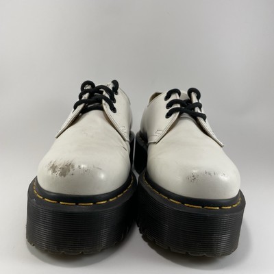 Doc Marten White platform Oxfords Dr. Martens | Shoes | Dr Martens 461 Bex White Smooth Patent  main image 3