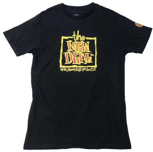 New Deal Skateboards Logo SS T-shirt New Without Tags Black Size: Medium M deal from eBay