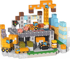 Magnetic Blocks Building Toys - 154PCS Magnet Building Blocks Set Construction C