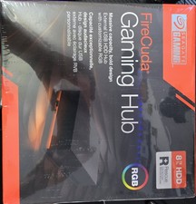 Seagate FireCuda 8TB RGB External Gaming Hub Hard Drive New Sealed