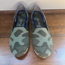 Rothy  s The Loafer Camo Shoes Women  s Size 6 Camouflage Print Knit Slip On