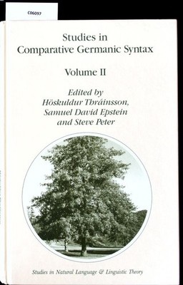 Studies in comparative Germanic syntax. Þráinsson, Höskuldur: