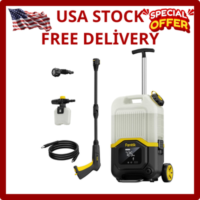 #ad NB8 Ultra Cordless Pressure Washer 725PSI 5 in 1 Nozzle 20FT Hose $384.99