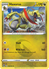 Haxorus 112/172 Brilliant Stars Rare Pokemon NM/M