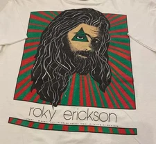 vtg Roky Erickson white T-shirt Unisex tee All sizes S-5XL PA093