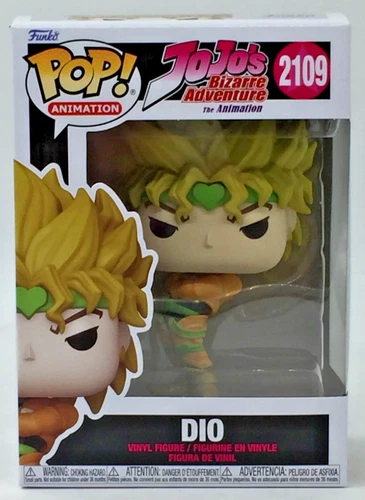 Funko Pop! Animation Jojo's Bizarre Adventure Dio #2109 With Pop Protector