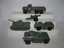 Vintage Tim Mee Toys Soldier Playset Army Men  Army Vehicles Lot