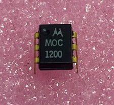 Motorola MOC1200 DARLINGTON TRANSISTOR COUPLER  MOC 1200 Gold Leads - NEW!