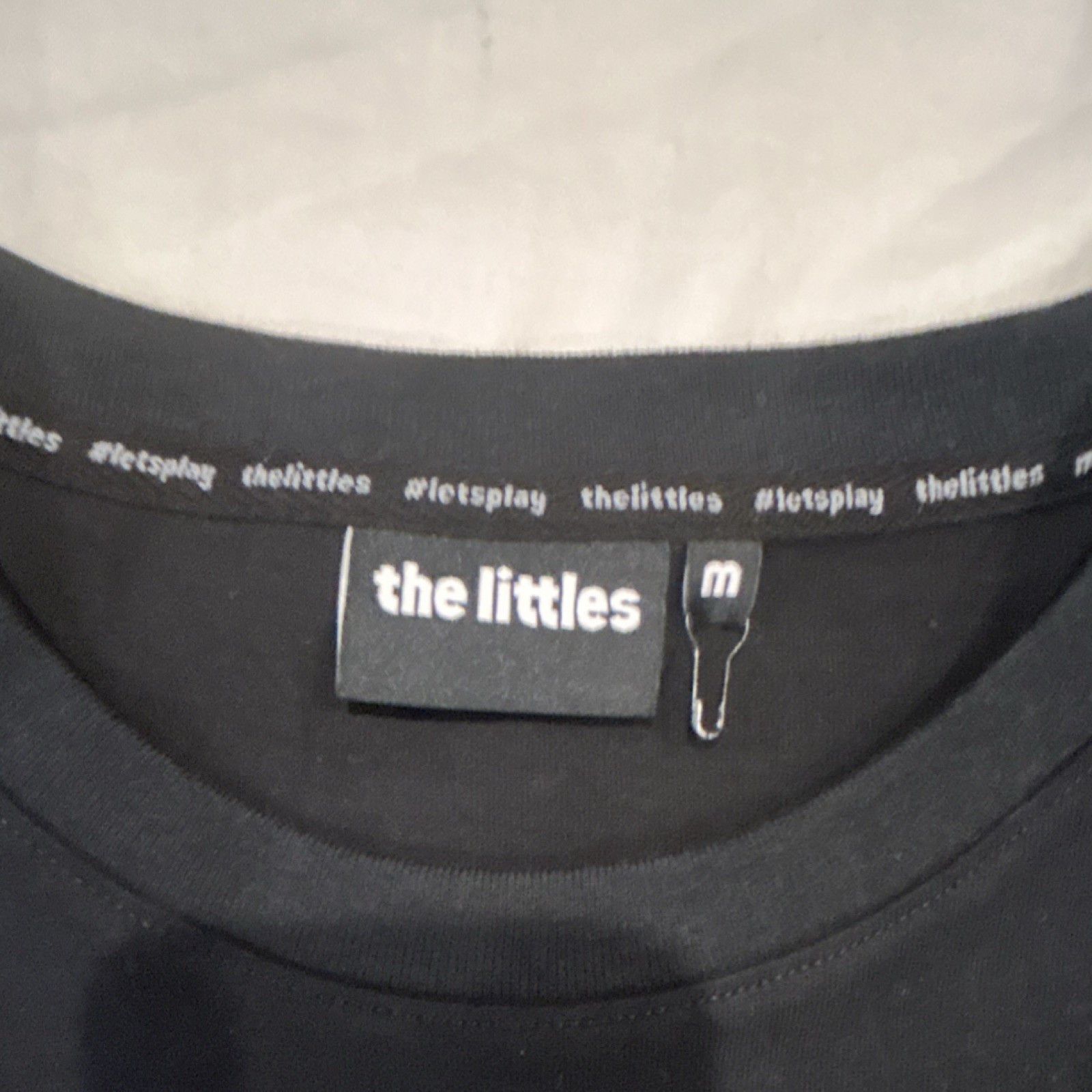 The Littles Men's M Black Graphic Print T-Shirt Short Sleeve Crew Neck image 2
