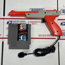 Nintendo NES Super Mario Bros Duck Hunt Game Bundle + Zapper Gun - SAME DAY SHIP