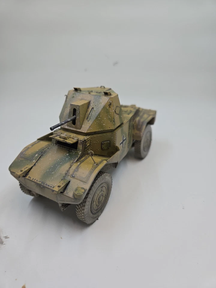 Coche blindado Panhard 178 francés capturado en Alemania Segunda Guerra Mundial construido 1/35 - desgastado,... Foto 3 de 4