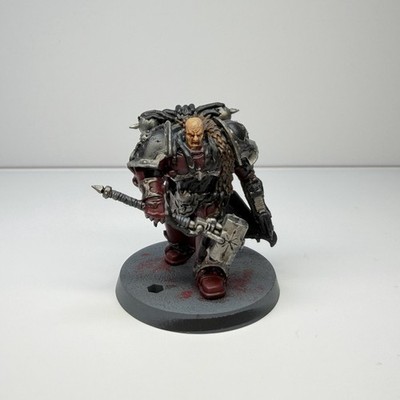 Games Workshop Warhammer 40k Chaos Space Marines - Chaos Lord (Painted) OOP #3MQ