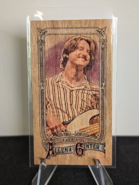 Andrew Bishop 1/1 True Wood Mini SSP Red Clay Strays 2025 Allen and Ginter #254