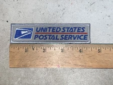 CUSTOM MADE Embroidered USPS Postal Service GRAY patch Iron On or Sew On