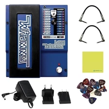 KMC Digitech BWHAMMY Bass Whammy EQ Effects Pedal Bundle w/2x Strukture-OPEN BOX