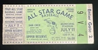 1960 MLB All-Star Game Ticket Stub Memorial Stadium Kaline & Banks HR 5-3 NL