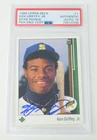 Ken Griffey Jr. HOF Signed Autograph 1989 Upper Deck Rookie Card # 1 PSA 10 Auto