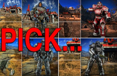 DETOLF DIORAMA POSTER BACKDROP~FALLOUT 4~ FOR 1/6 FIGURES T-45 T-60 POWER ARMOR
