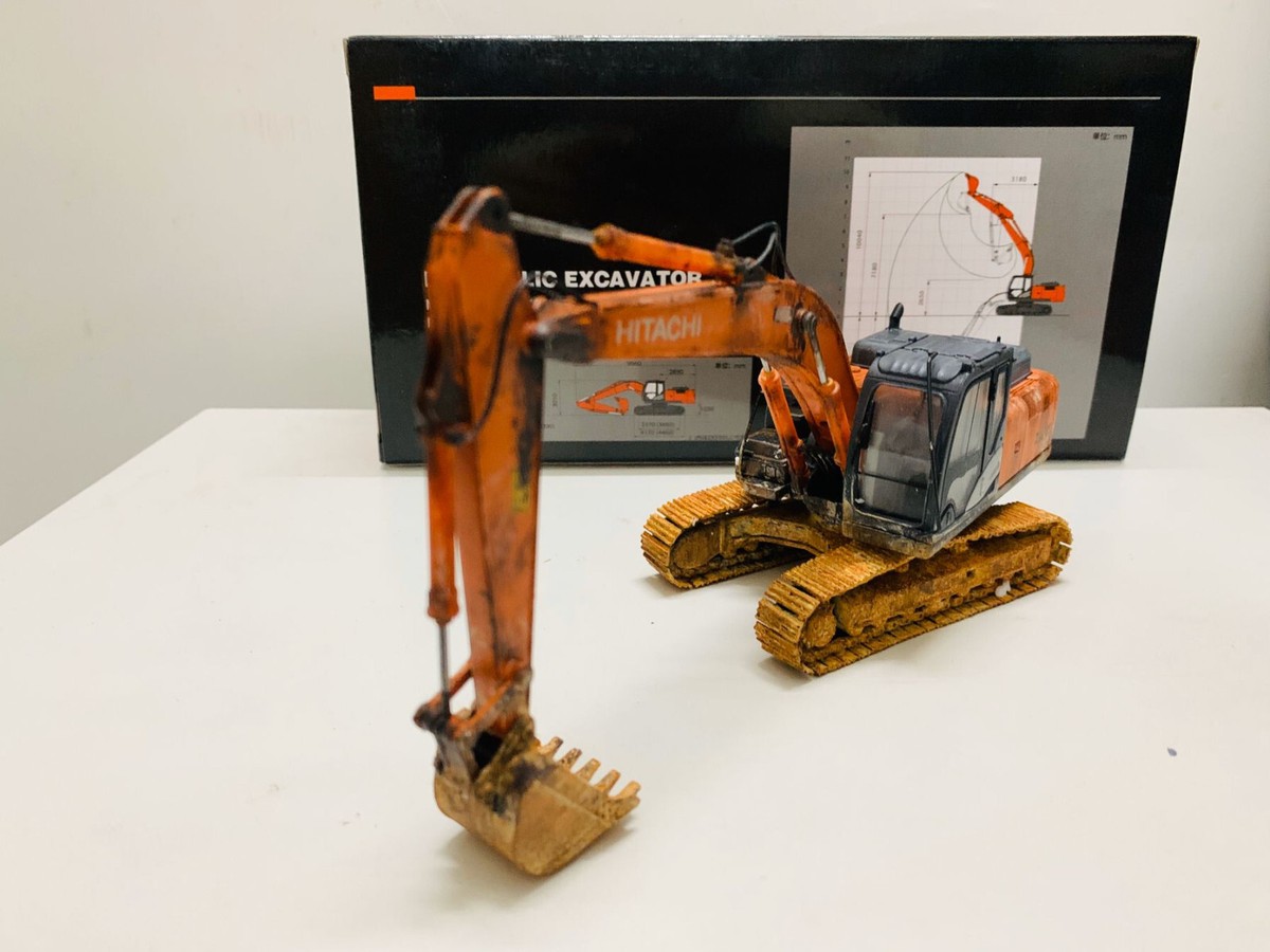 Hitachi Zaxis210-5 Hydrauric Excavator Muddy Edition 1/50