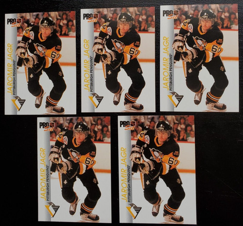 Jaromir Jagr #141 1992 Pro Set card