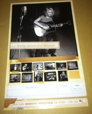 SHELBY LYNNE 2005 Retail PROMO POSTER For Suit Yourself CD NEVER DISPLAYED MINT