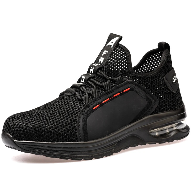 Zapatillas de seguridad para hombre | Zapatos de trabajo con punta de acero a...