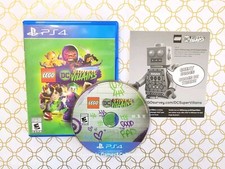 LEGO DC Super Villains MINT Disc (Sony Playstation 4, 2018) CIB - TESTED 