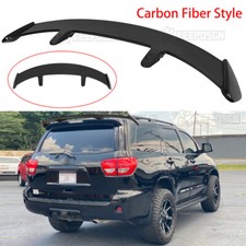 For Toyota Sequoia Carbon Fiber Style 52 Rear Roof Trunk Spoiler Wing Lip For Toyota Sequoia Carbon Fiber Style 52 Rear Roof Trunk Spoiler Wing Lip
