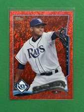 2014 Topps Baseball Chris Archer #383 Red Hot Foil Future Stars