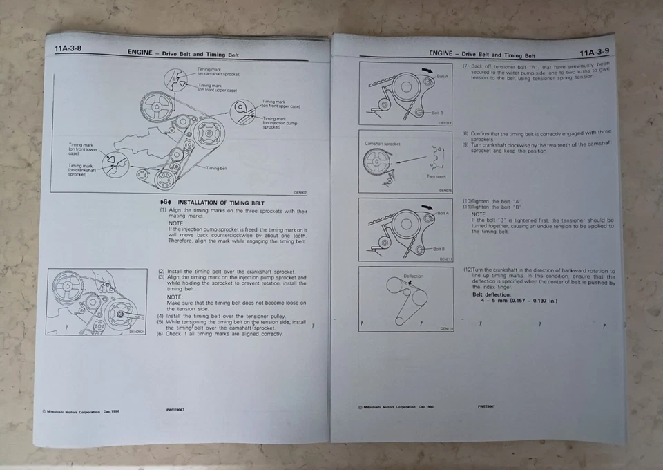 Manuale Officina Motore Mitsubishi 4D56 2.5 Diesel Pajero / L200 / Service  - Immagine 3 di 3