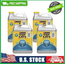 4 Pack Purina Tidy Cats Instant Action Clumping Cat Litter, Low Dust, 20 lb.Jug