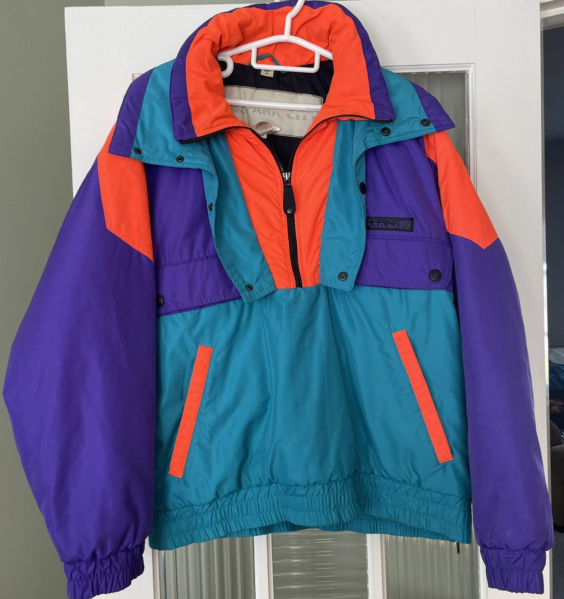 Vintage pullover top ski jacket