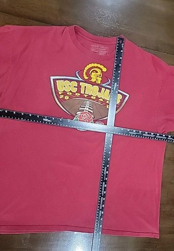 Nike USC Trojans TShirt Red 2008 Rose Bowl Football NCAA Adult Size 2XL XXL - Picture 4 of 5