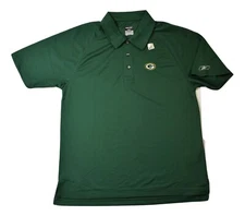 Reebok NFL Mens Green Bay Packers Polo Shirt New S