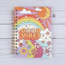 Journal Notepad Notebook Good Vibes Lined Sheets 6x8.5 in