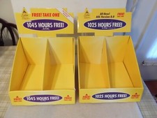 2 Vintage AOL CD Counter Display Boxes -Empty