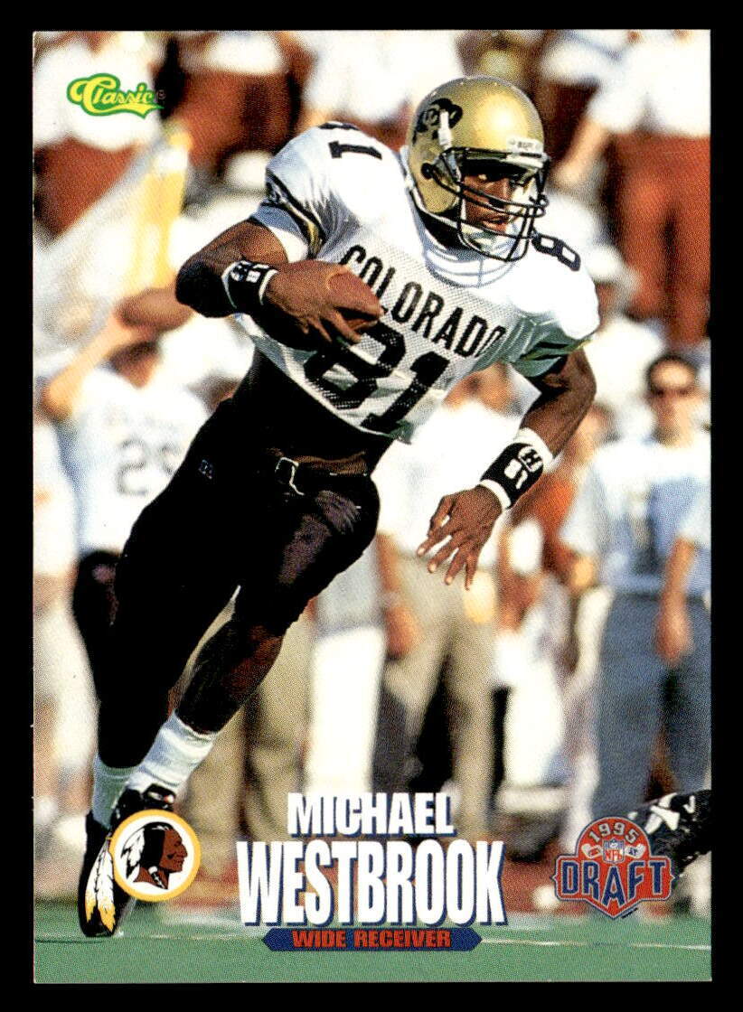 Michael Westbrook 1995 Classic Draft Card #4 Colorado | eBay
