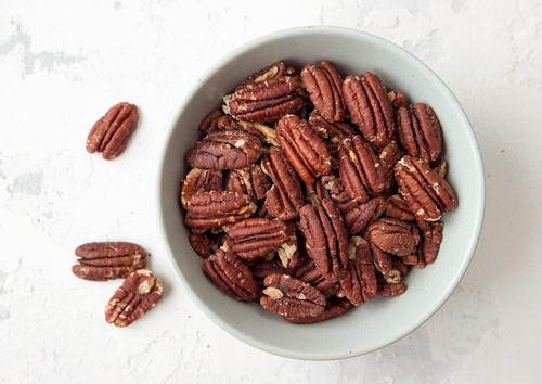 Dry Roasted Pecan Halves with Himalayan Salt — Oven Roasted, Vegan, Kosher - Picture 5 of 38