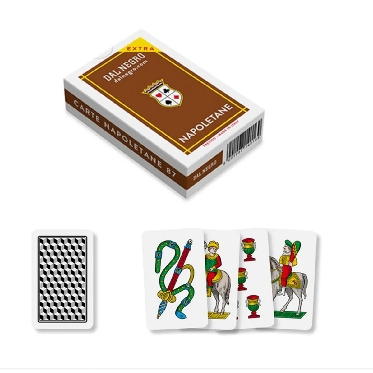 Carte da Gioco Napoletane Ideali Per Briscola Scopa Tresette 40 Carte Dal  Negro