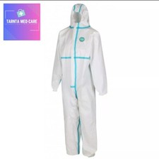 UCi DB40 Premium Microporous Type 4/5/6 Disposable Hooded Coverall White -Size M