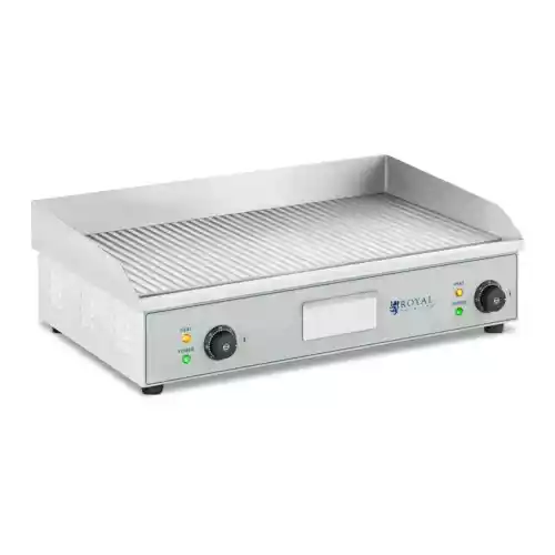 Commercial Electric Griddle Electric Countertop Flat Griddle 110v 3000w Half Grooved Flat Non Stick