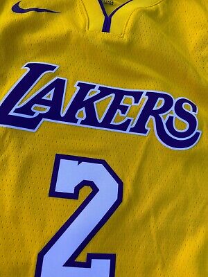New Other Nike Men's Large Los Angeles Lakers Lonzo Ball Jersey Yellow –  PremierSports