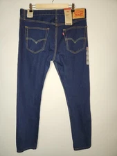 Levi's Strauss 512 Slim Taper Stretch Performance Blue Denim Jeans Mens Sz 36x30